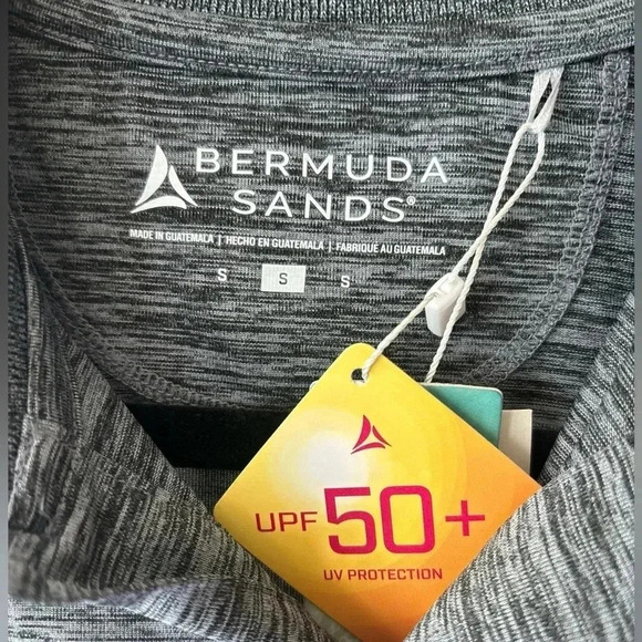 Bermuda Sands Men’s S Golf Polo USPF 50 Sweat Wicking Country Club Classic Navy - Picture 2 of 9